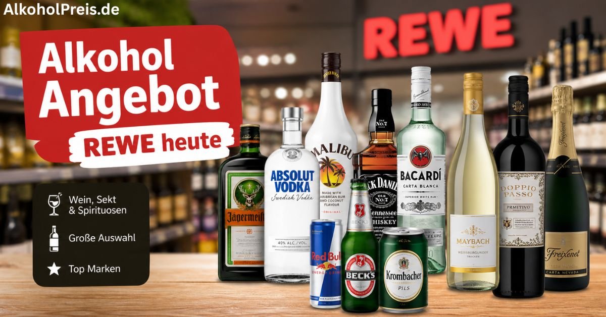 Alkohol Angebot Rewe heute