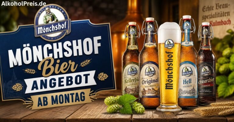 Mönchshof Bier Angebot ab Montag
