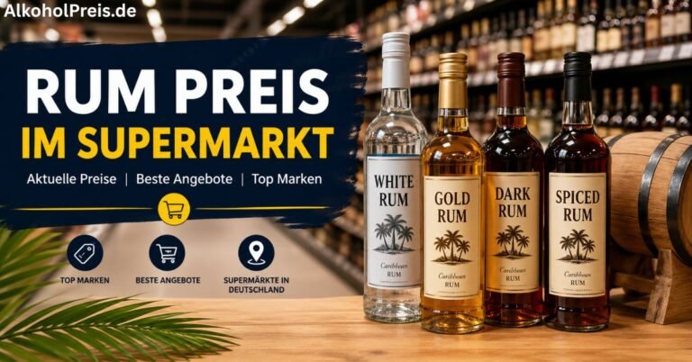 Rum Preis im Supermarkt