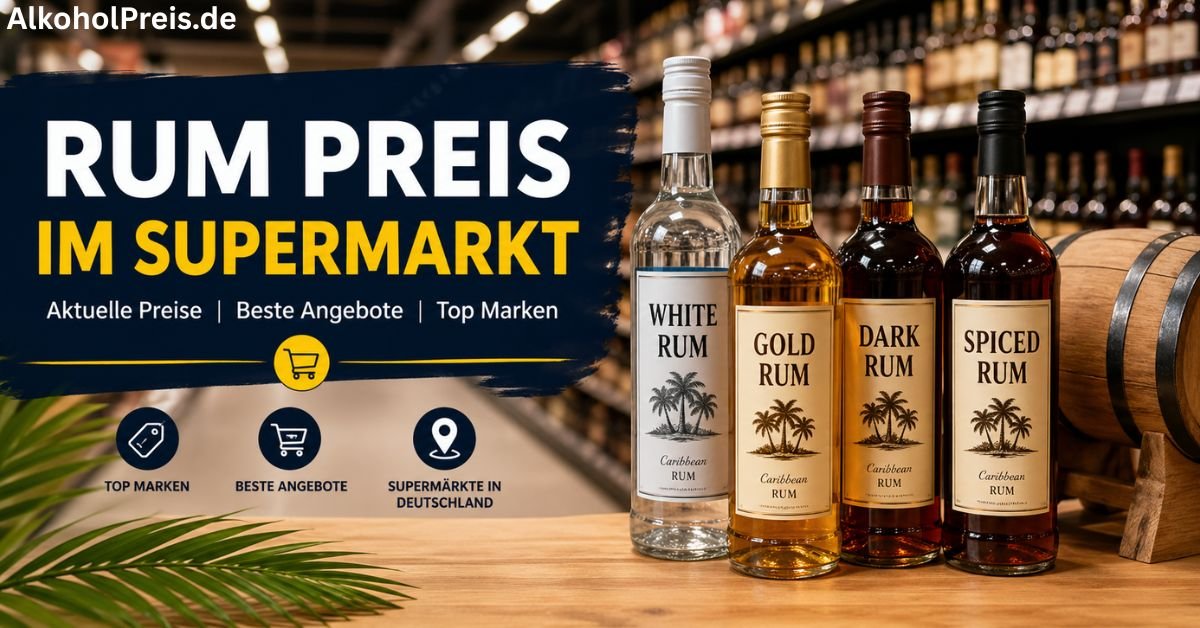 Rum Preis im Supermarkt