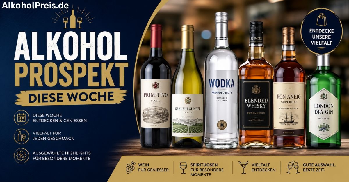 Alkohol Prospekt diese Woche